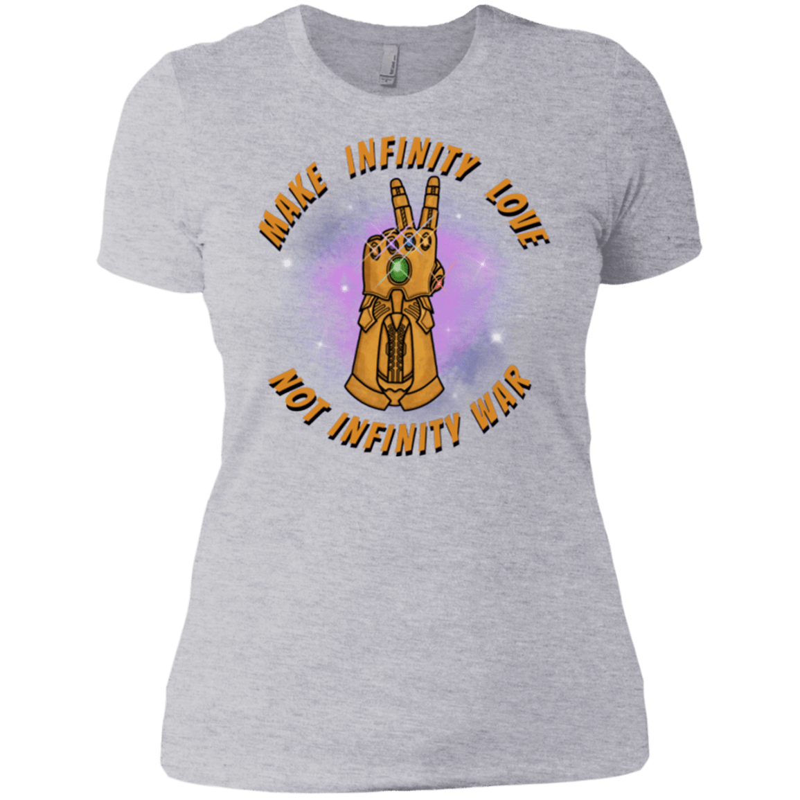 T-Shirts Heather Grey / X-Small Infinity Peace Women's Premium T-Shirt