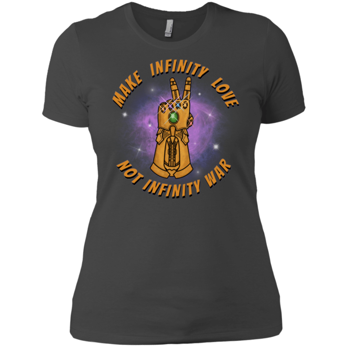 T-Shirts Heavy Metal / X-Small Infinity Peace Women's Premium T-Shirt