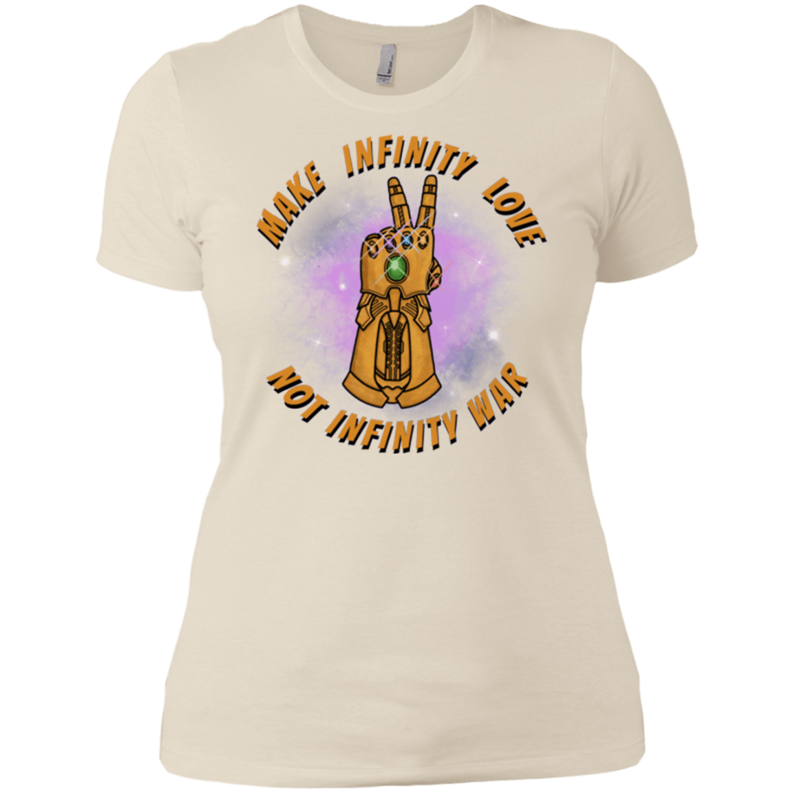 T-Shirts Ivory/ / X-Small Infinity Peace Women's Premium T-Shirt