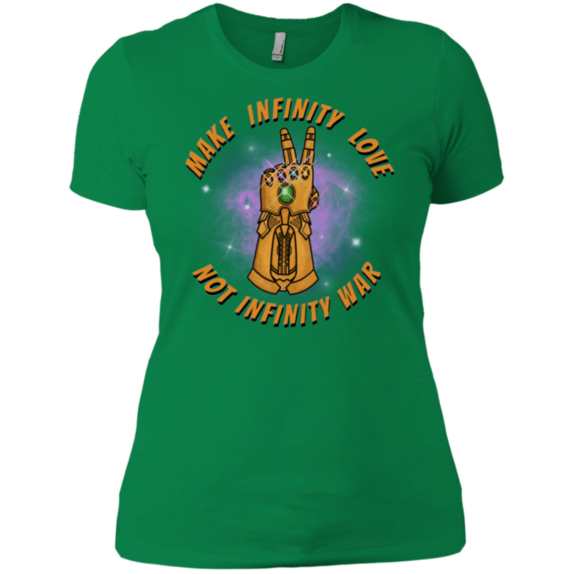 T-Shirts Kelly Green / X-Small Infinity Peace Women's Premium T-Shirt