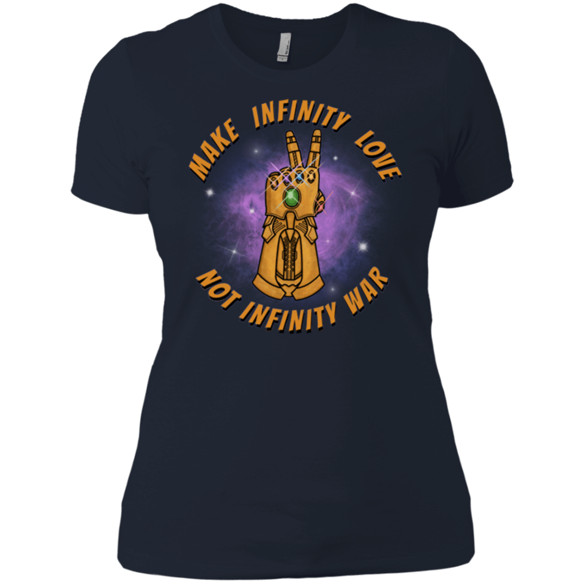 T-Shirts Midnight Navy / X-Small Infinity Peace Women's Premium T-Shirt