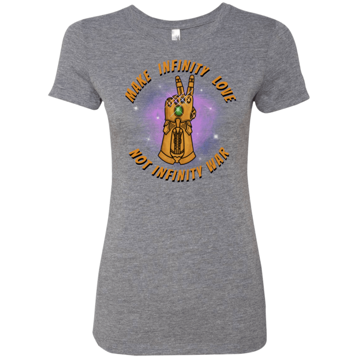 T-Shirts Premium Heather / S Infinity Peace Women's Triblend T-Shirt