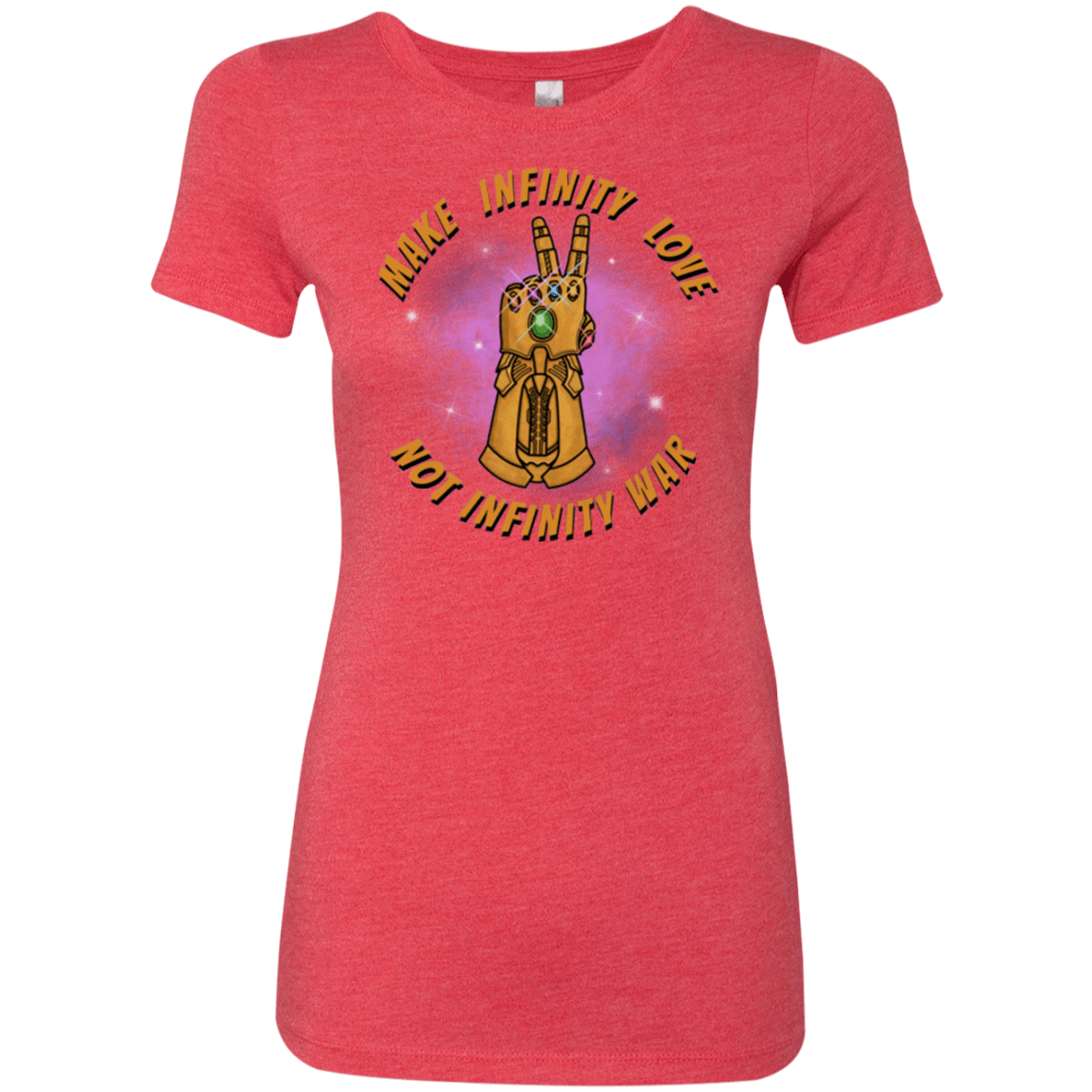T-Shirts Vintage Red / S Infinity Peace Women's Triblend T-Shirt