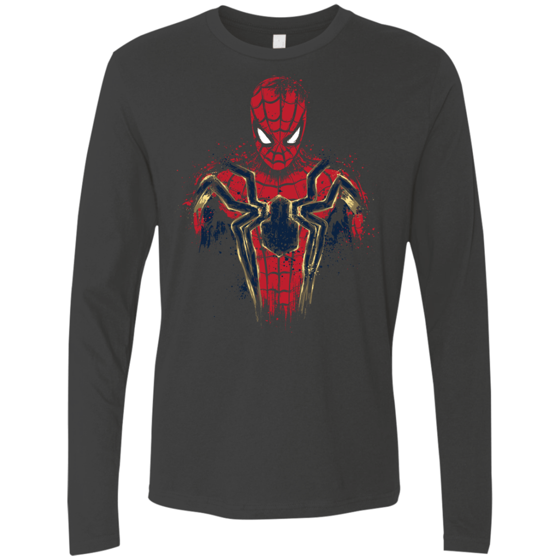 T-Shirts Heavy Metal / S Infinity Spider Men's Premium Long Sleeve