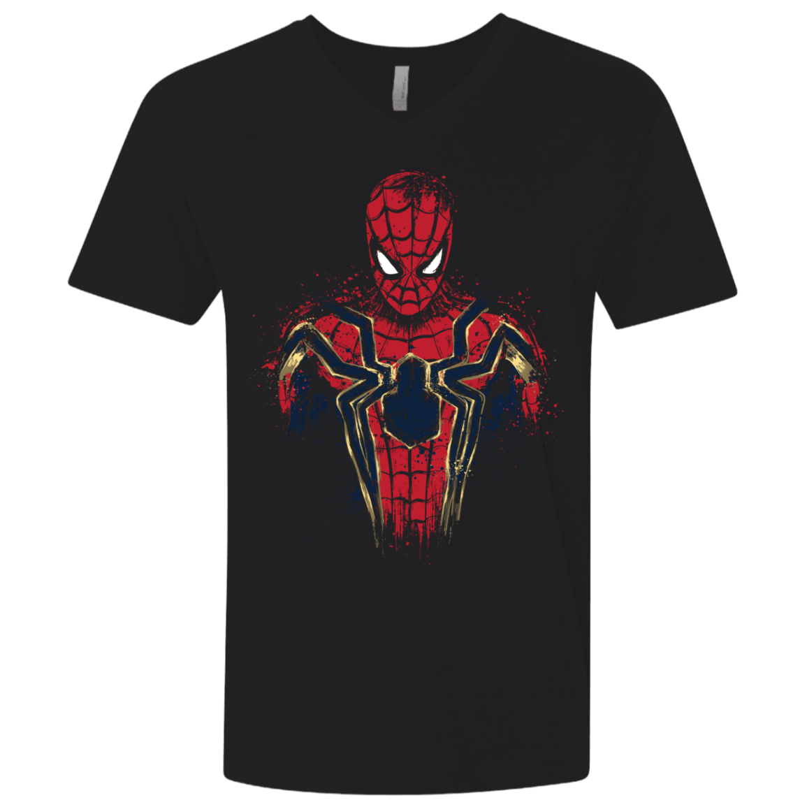 T-Shirts Black / X-Small Infinity Spider Men's Premium V-Neck