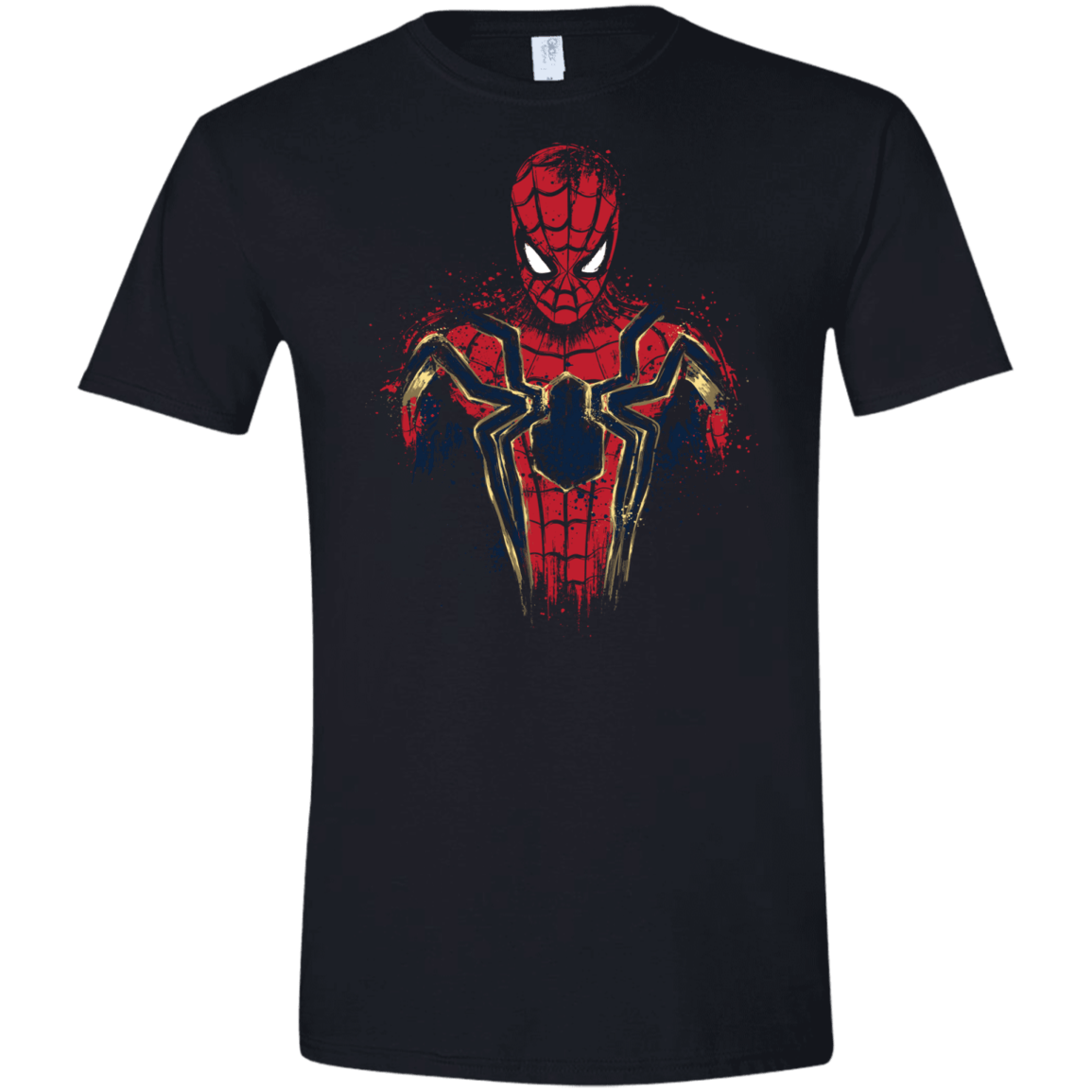 T-Shirts Black / X-Small Infinity Spider Men's Semi-Fitted Softstyle