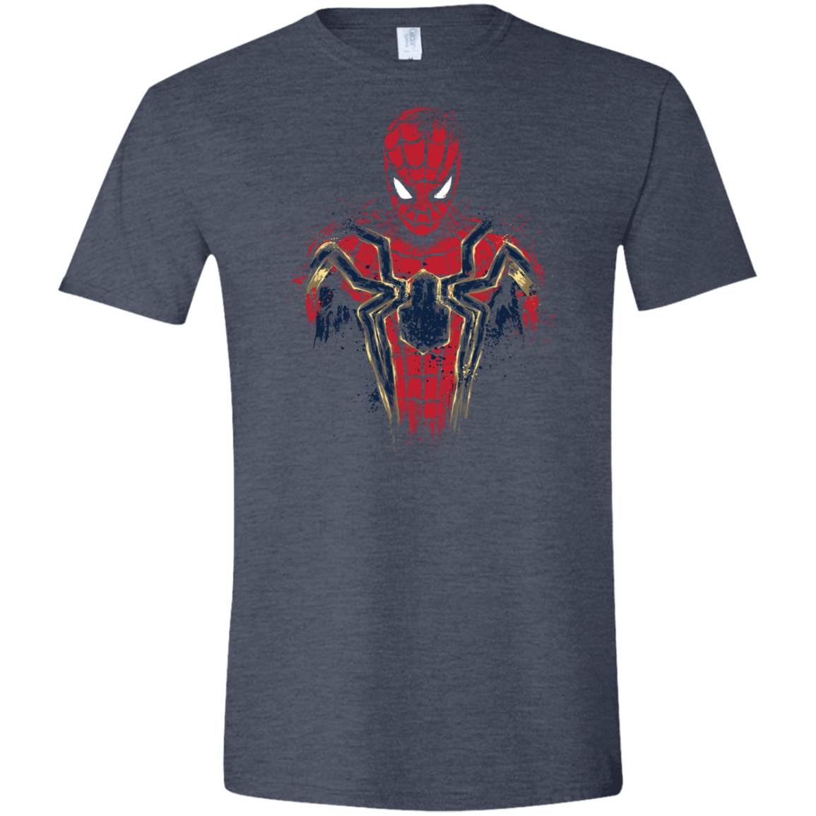 T-Shirts Heather Navy / S Infinity Spider Men's Semi-Fitted Softstyle