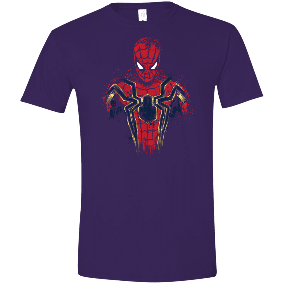 T-Shirts Purple / S Infinity Spider Men's Semi-Fitted Softstyle