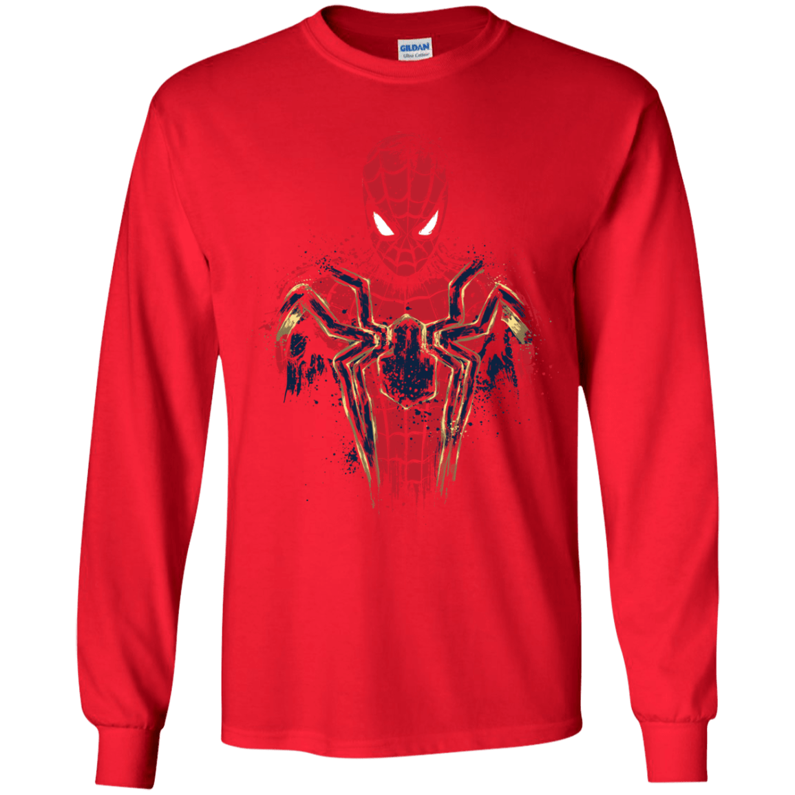 T-Shirts Red / YS Infinity Spider Youth Long Sleeve T-Shirt