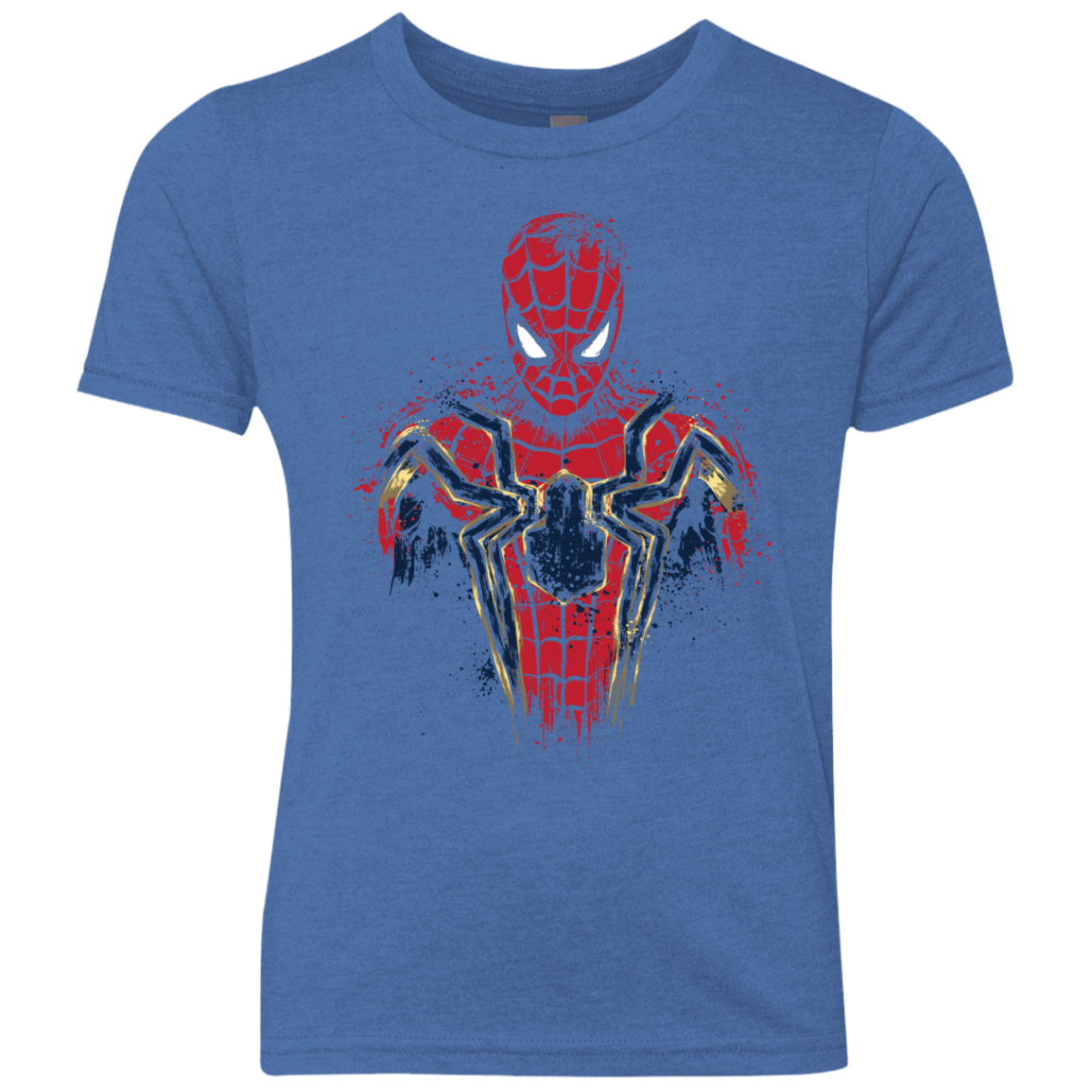 T-Shirts Vintage Royal / YXS Infinity Spider Youth Triblend T-Shirt