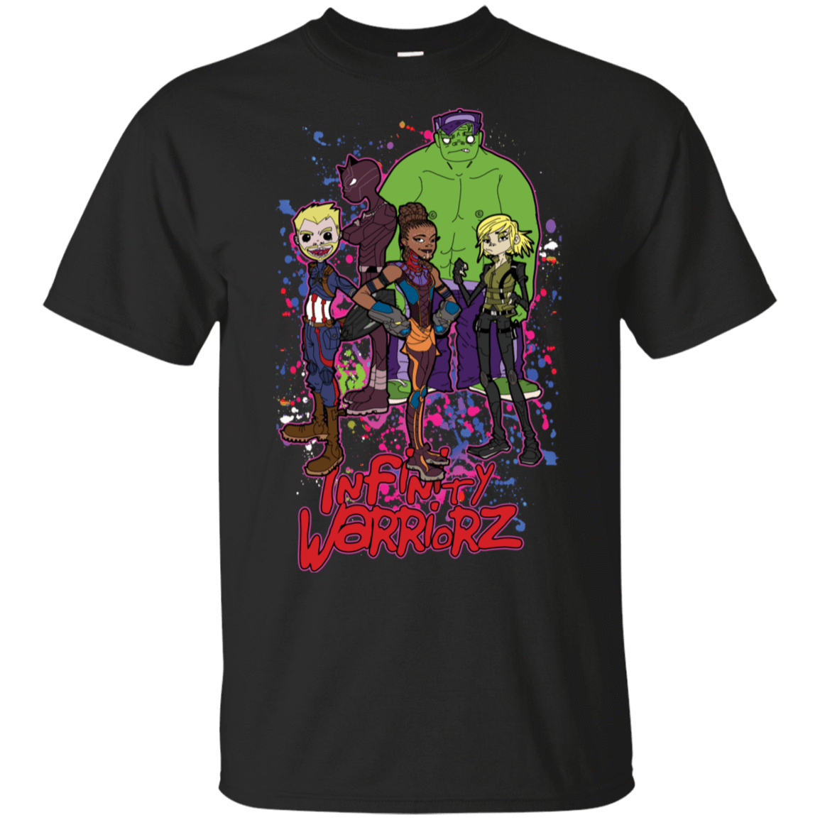 T-Shirts Black / S Infinity Warriorz T-Shirt
