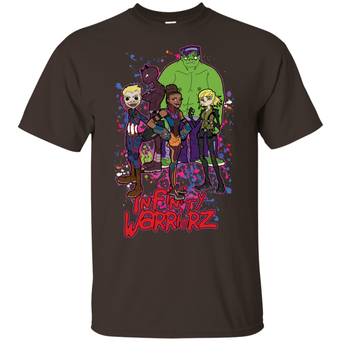 T-Shirts Dark Chocolate / S Infinity Warriorz T-Shirt
