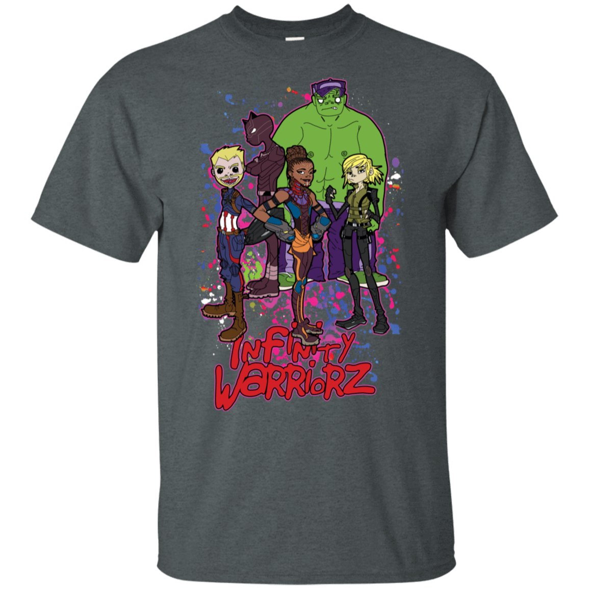 T-Shirts Dark Heather / S Infinity Warriorz T-Shirt