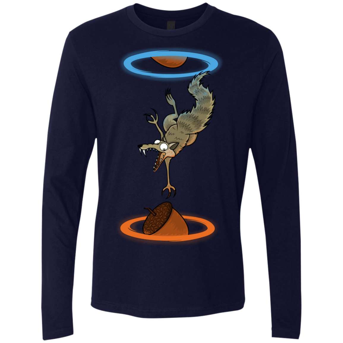 T-Shirts Midnight Navy / S INFINUT Men's Premium Long Sleeve