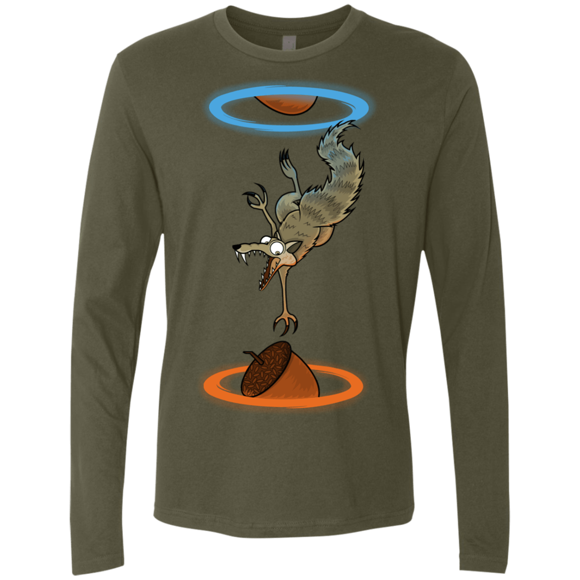 T-Shirts Military Green / S INFINUT Men's Premium Long Sleeve