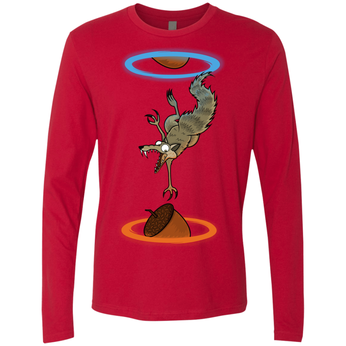 T-Shirts Red / S INFINUT Men's Premium Long Sleeve