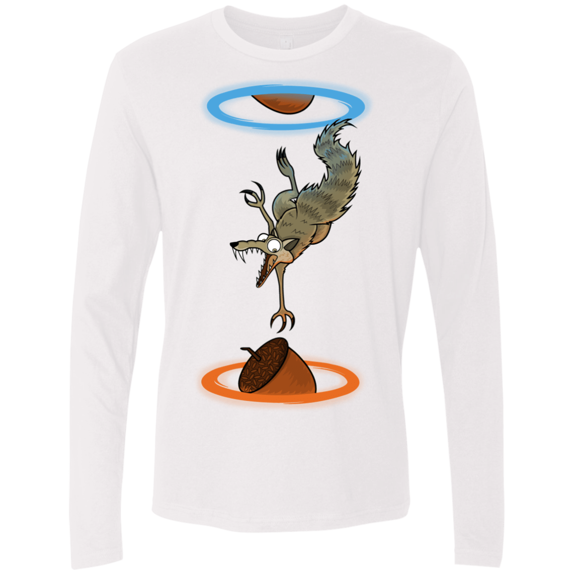 T-Shirts White / S INFINUT Men's Premium Long Sleeve