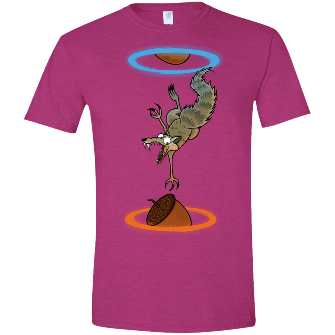 T-Shirts Antique Heliconia / S INFINUT Men's Semi-Fitted Softstyle