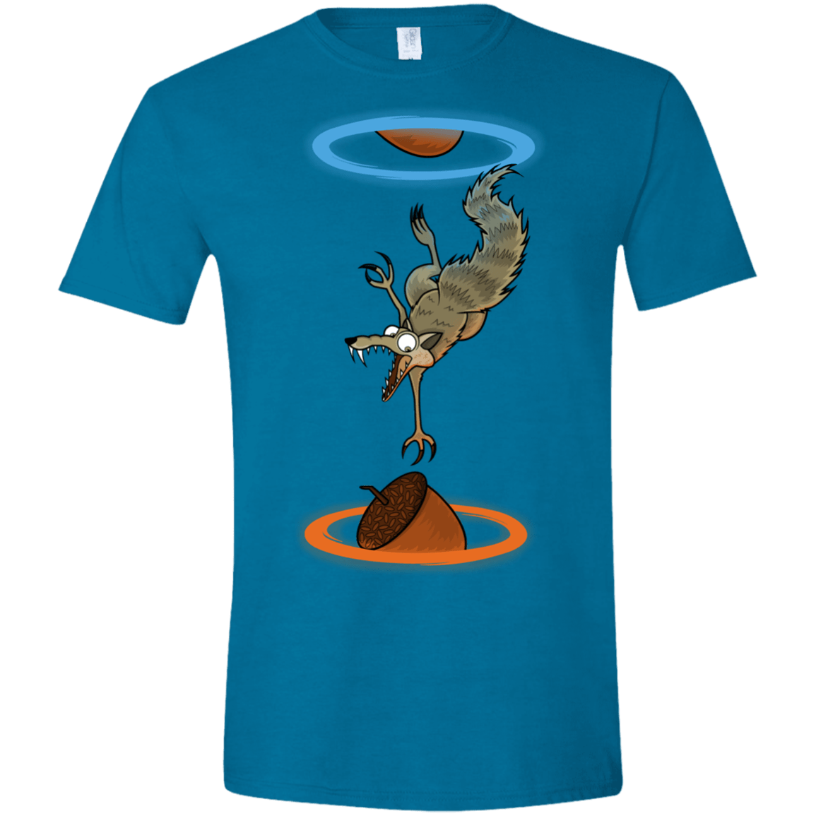 T-Shirts Antique Sapphire / S INFINUT Men's Semi-Fitted Softstyle