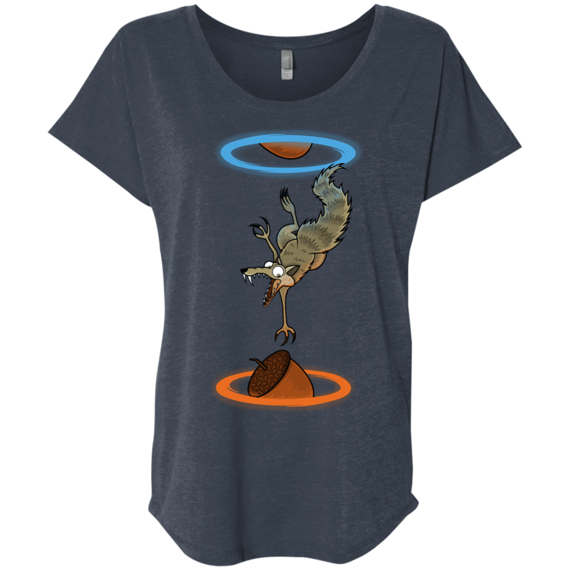 T-Shirts Vintage Navy / X-Small INFINUT Triblend Dolman Sleeve