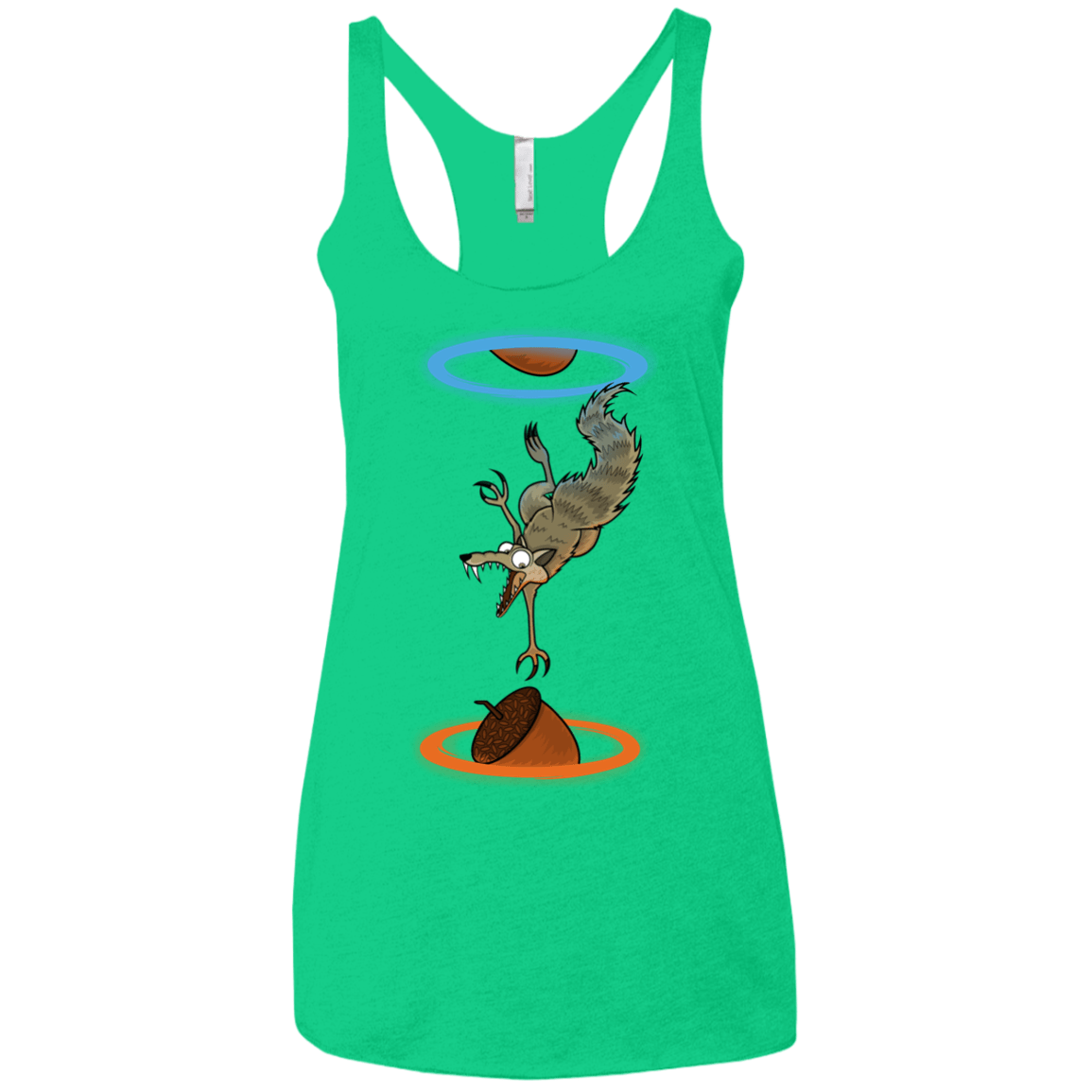 T-Shirts Envy / X-Small INFINUT Women's Triblend Racerback Tank