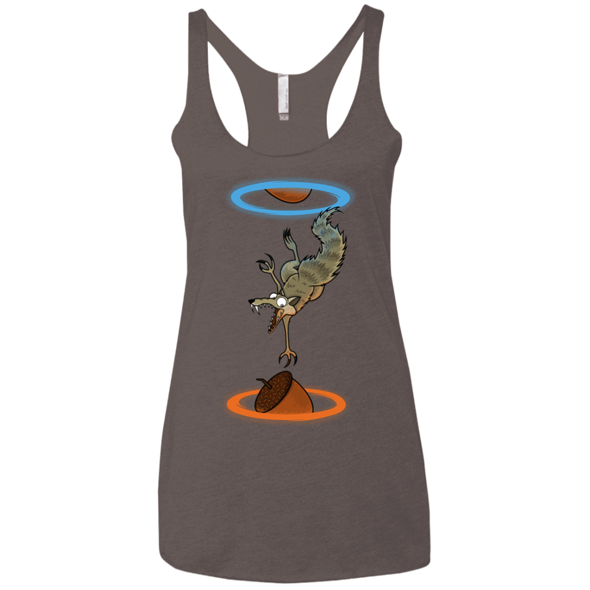 T-Shirts Macchiato / X-Small INFINUT Women's Triblend Racerback Tank