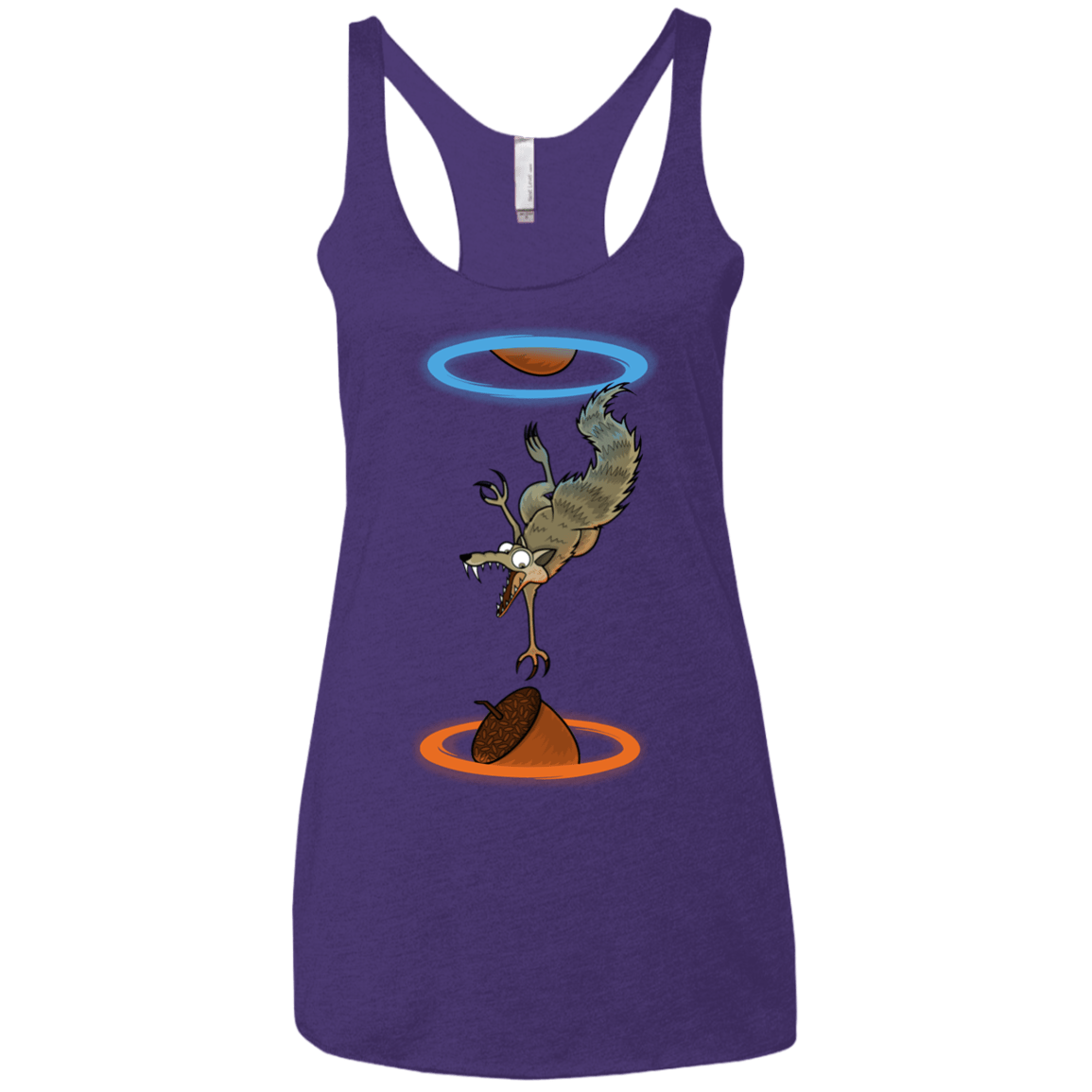 T-Shirts Purple Rush / X-Small INFINUT Women's Triblend Racerback Tank