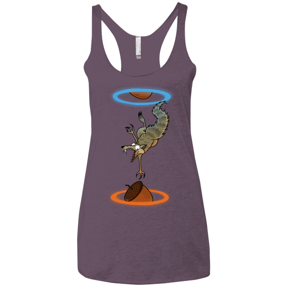 T-Shirts Vintage Purple / X-Small INFINUT Women's Triblend Racerback Tank