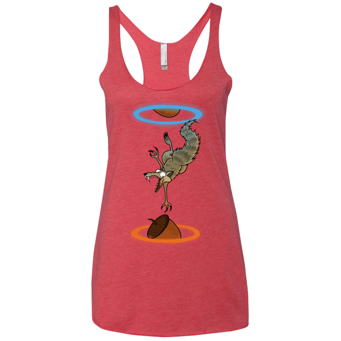 T-Shirts Vintage Red / X-Small INFINUT Women's Triblend Racerback Tank