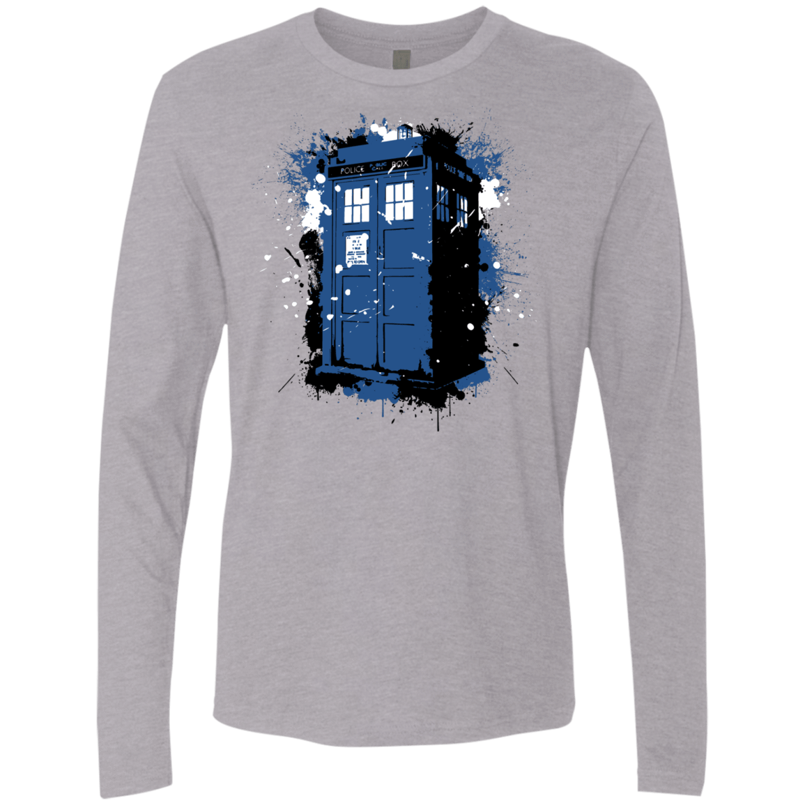 T-Shirts Heather Grey / Small Ink Box Men's Premium Long Sleeve