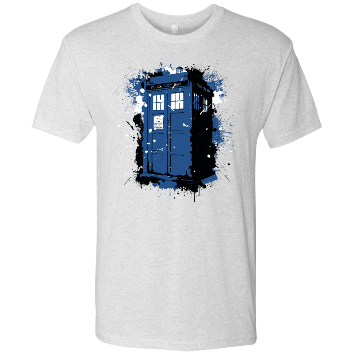 T-Shirts Heather White / Small Ink Box Men's Triblend T-Shirt