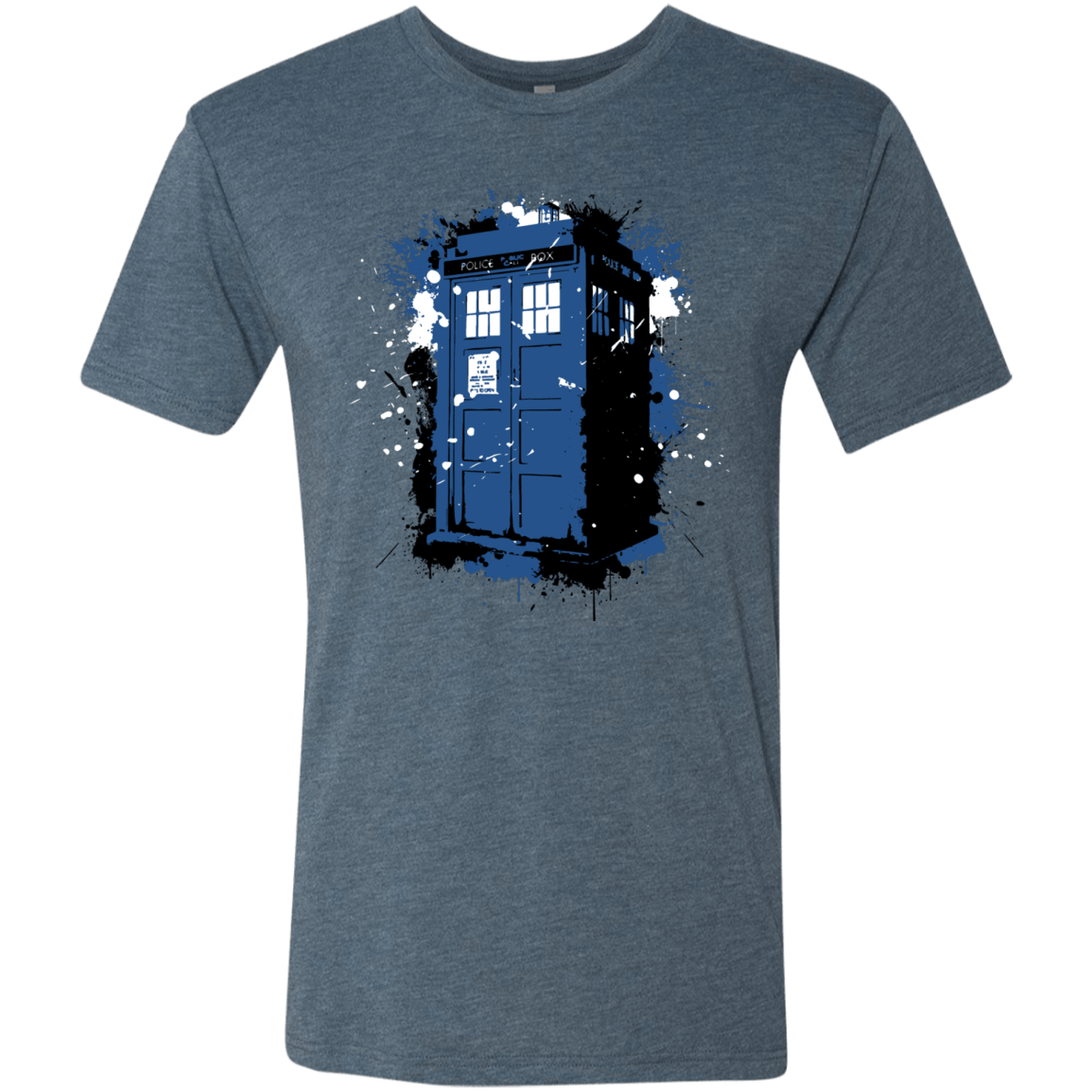 T-Shirts Indigo / Small Ink Box Men's Triblend T-Shirt