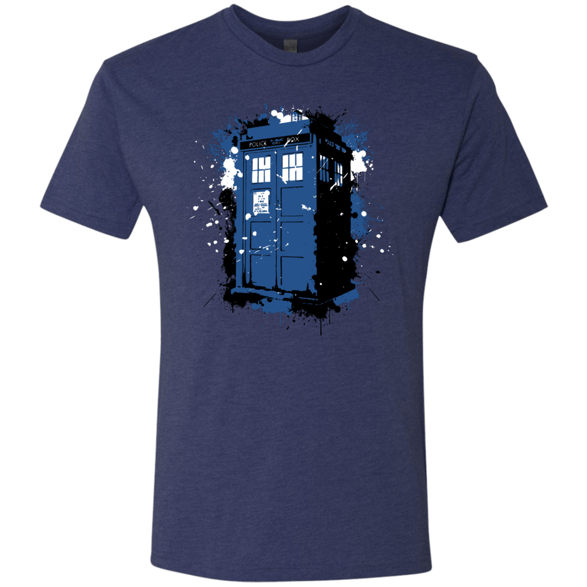 T-Shirts Vintage Navy / Small Ink Box Men's Triblend T-Shirt