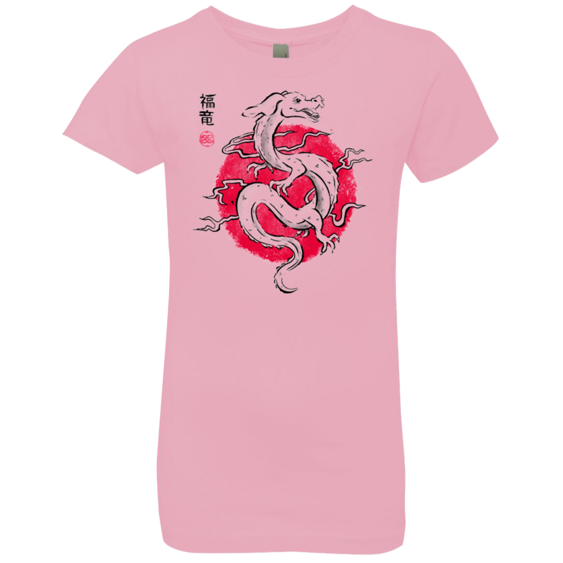 T-Shirts Light Pink / YXS Ink Fukuryu Girls Premium T-Shirt