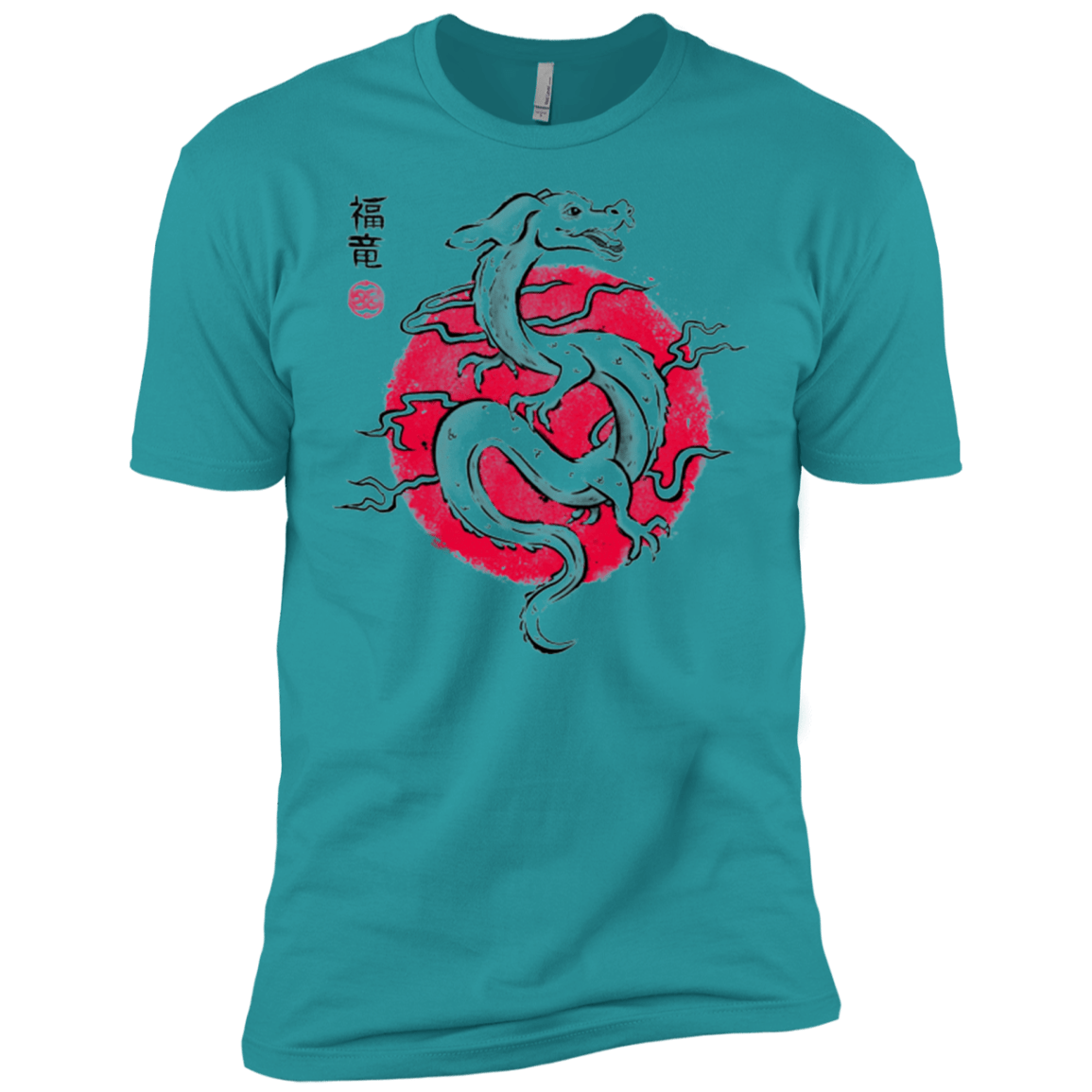 T-Shirts Tahiti Blue / X-Small Ink Fukuryu Men's Premium T-Shirt