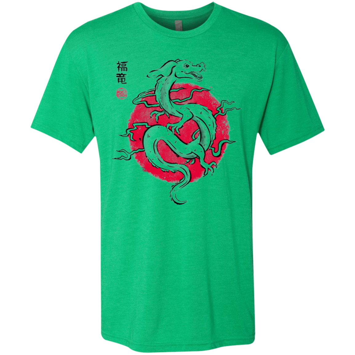 T-Shirts Envy / Small Ink Fukuryu Men's Triblend T-Shirt