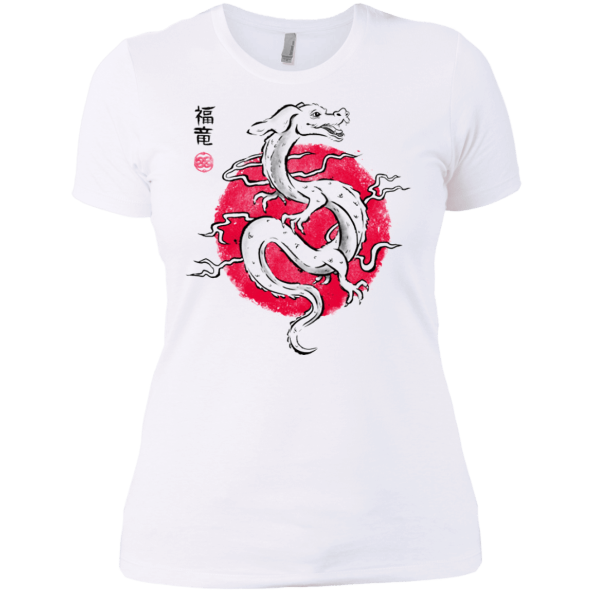 T-Shirts White / X-Small Ink Fukuryu Women's Premium T-Shirt