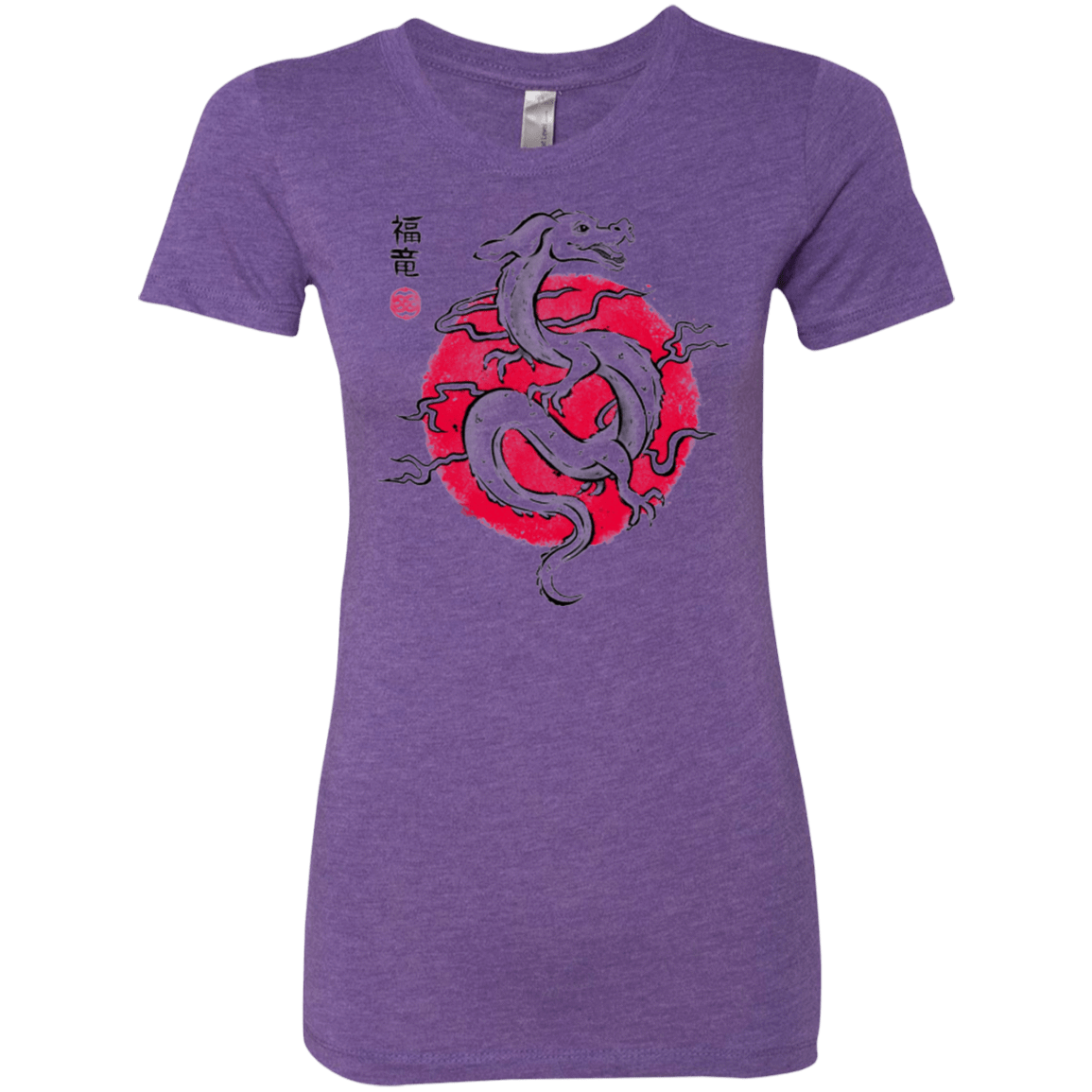 T-Shirts Purple Rush / Small Ink Fukuryu Women's Triblend T-Shirt