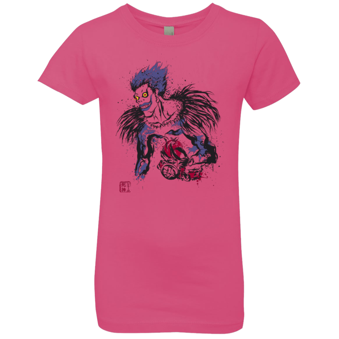 T-Shirts Hot Pink / YXS Ink-Ryuk Girls Premium T-Shirt