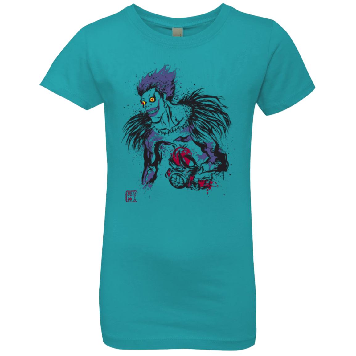 T-Shirts Tahiti Blue / YXS Ink-Ryuk Girls Premium T-Shirt