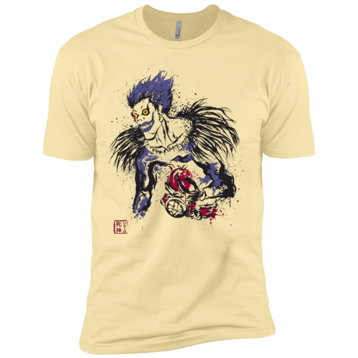 T-Shirts Banana Cream / X-Small Ink-Ryuk Men's Premium T-Shirt