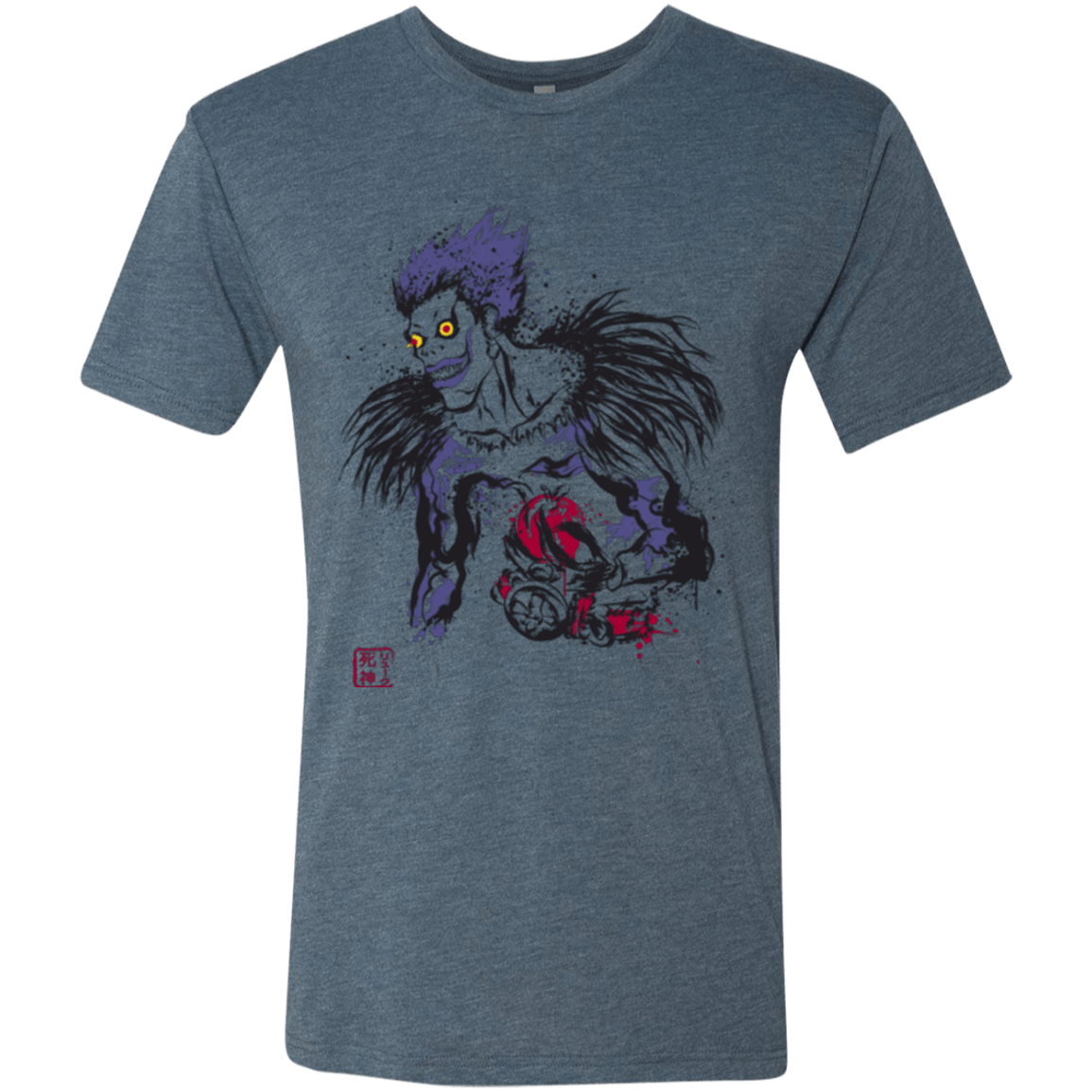T-Shirts Indigo / Small Ink-Ryuk Men's Triblend T-Shirt