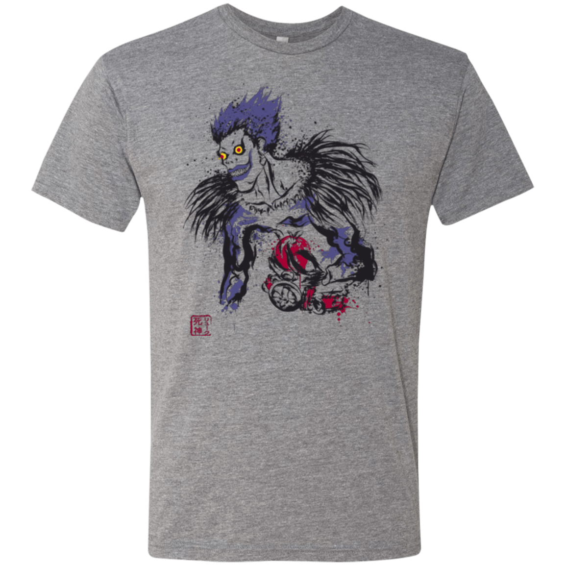 T-Shirts Premium Heather / Small Ink-Ryuk Men's Triblend T-Shirt