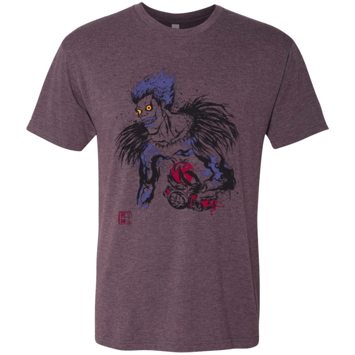 T-Shirts Vintage Purple / Small Ink-Ryuk Men's Triblend T-Shirt