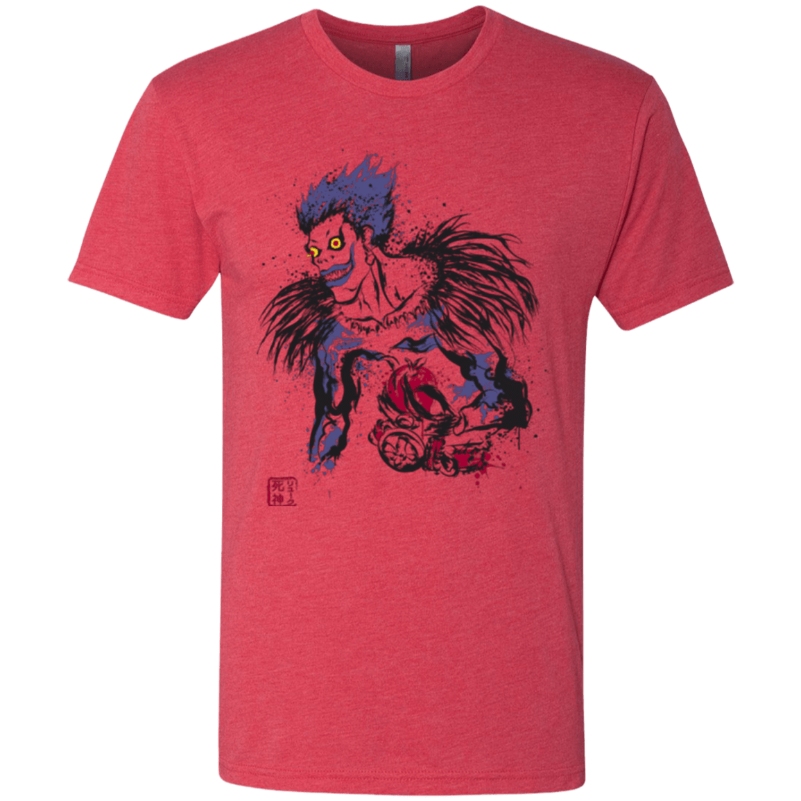 T-Shirts Vintage Red / Small Ink-Ryuk Men's Triblend T-Shirt