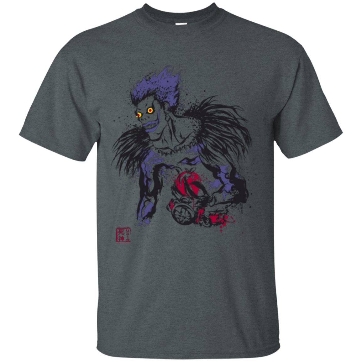 T-Shirts Dark Heather / Small Ink-Ryuk T-Shirt