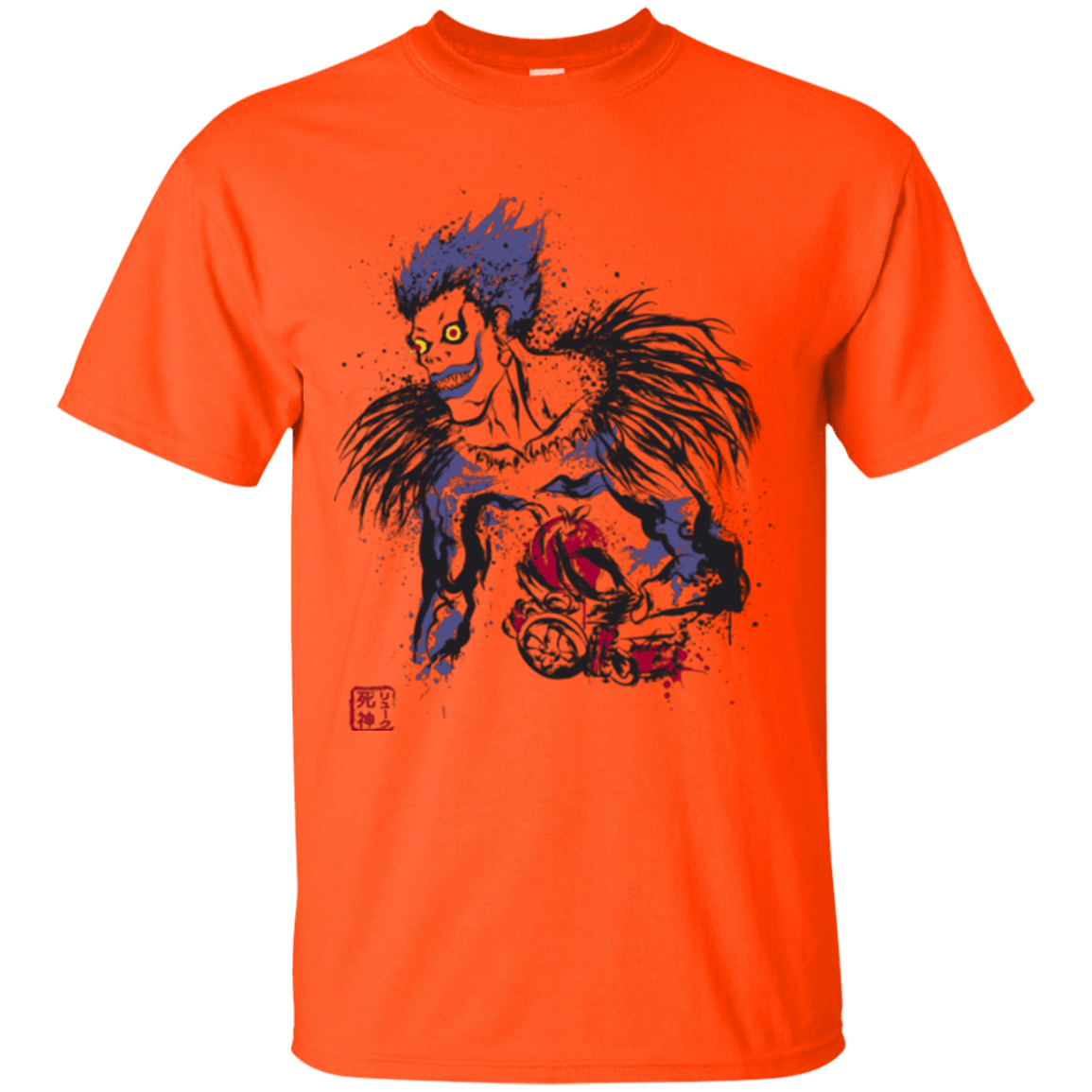 T-Shirts Orange / Small Ink-Ryuk T-Shirt