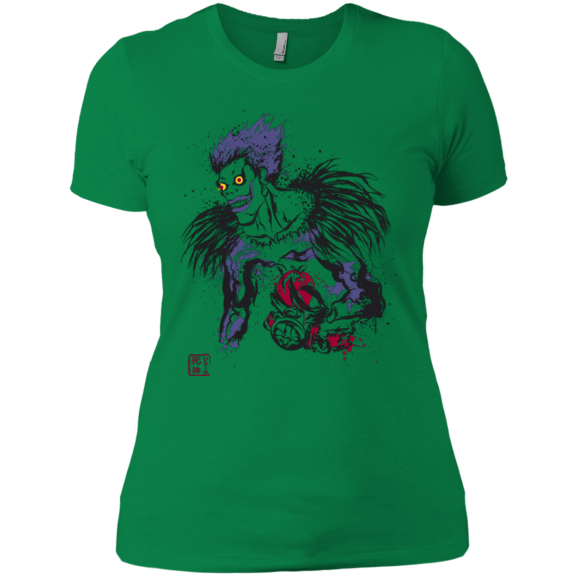 T-Shirts Kelly Green / X-Small Ink-Ryuk Women's Premium T-Shirt
