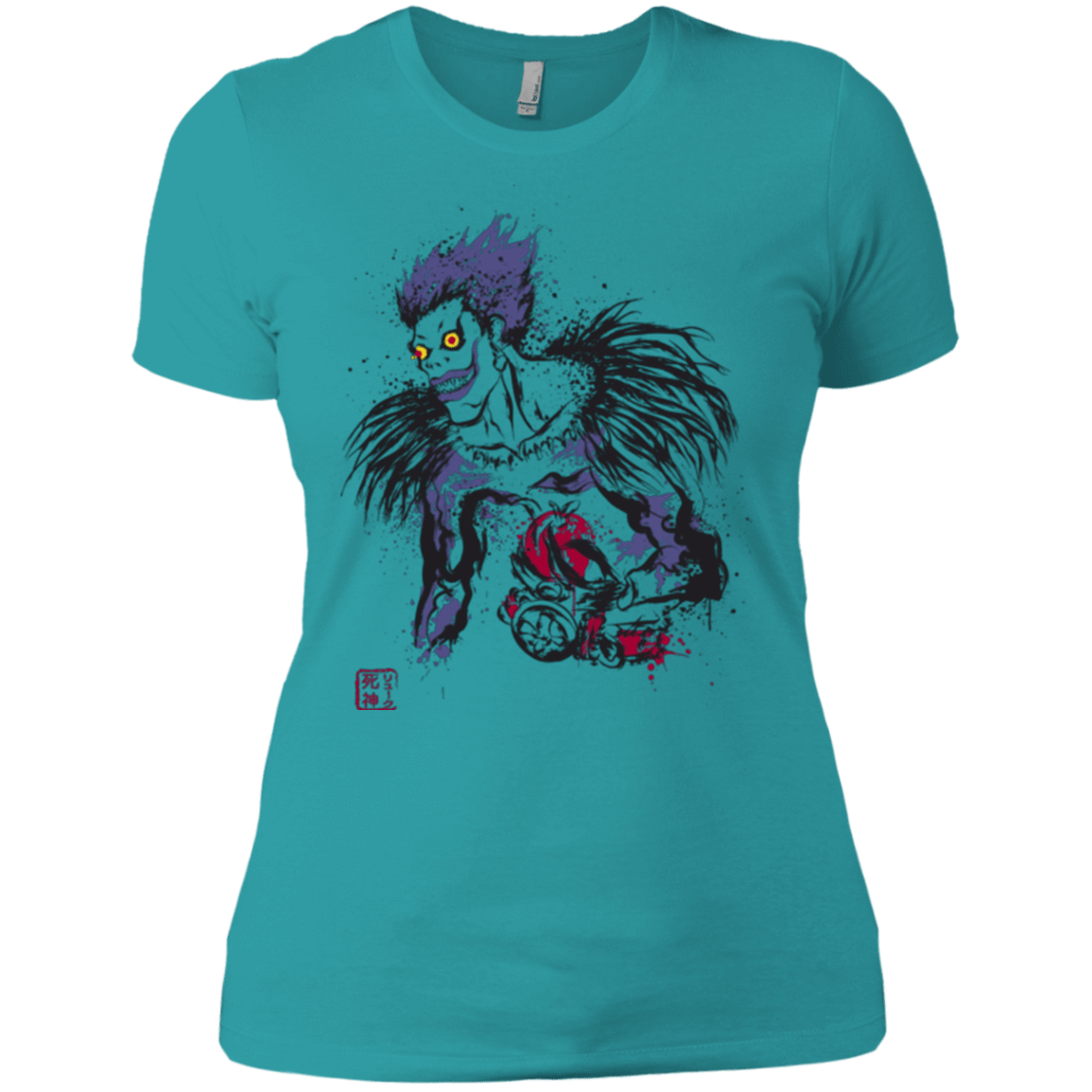 T-Shirts Tahiti Blue / X-Small Ink-Ryuk Women's Premium T-Shirt