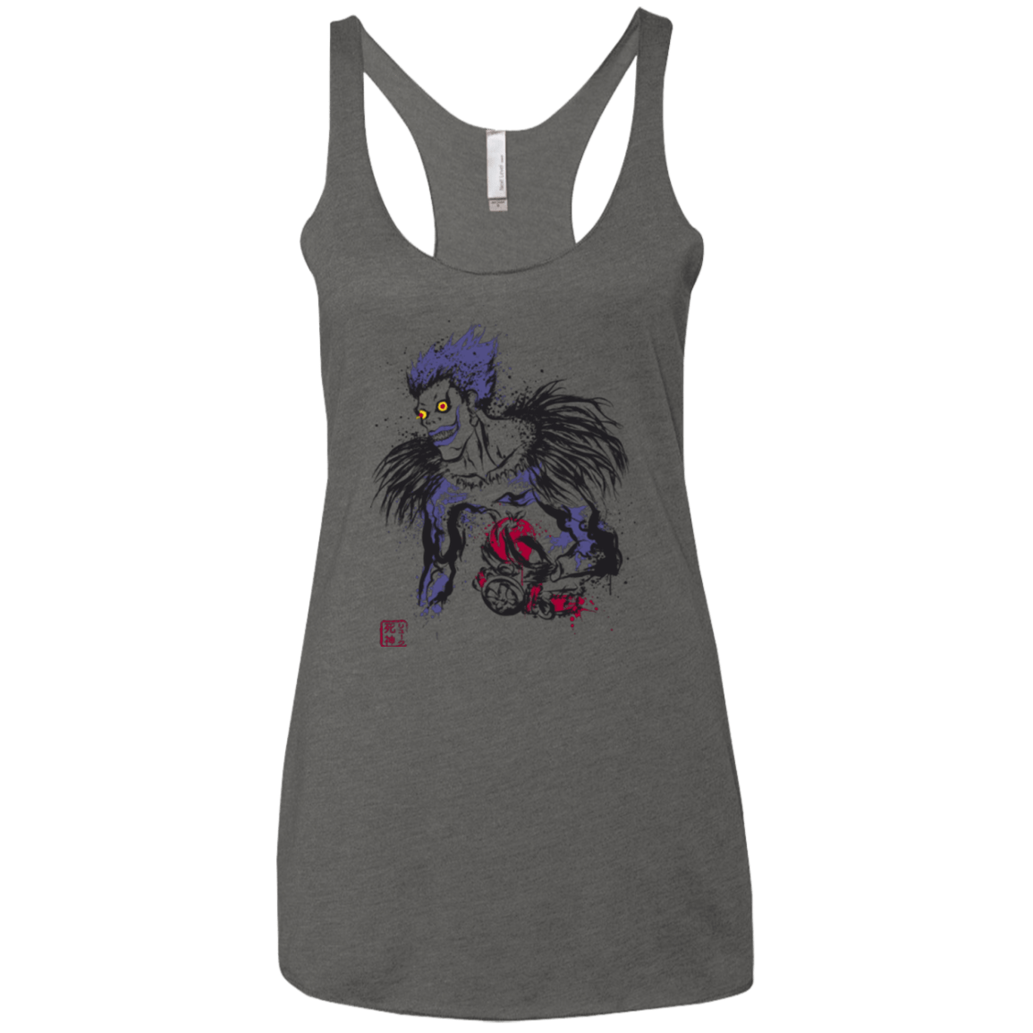 T-Shirts Premium Heather / X-Small Ink-Ryuk Women's Triblend Racerback Tank